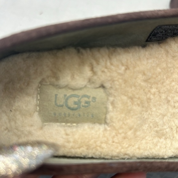 UGG Therma Suede Slip on Comfort Slippers Womens Size 7.5 1681 Brown - Picture 6 of 8